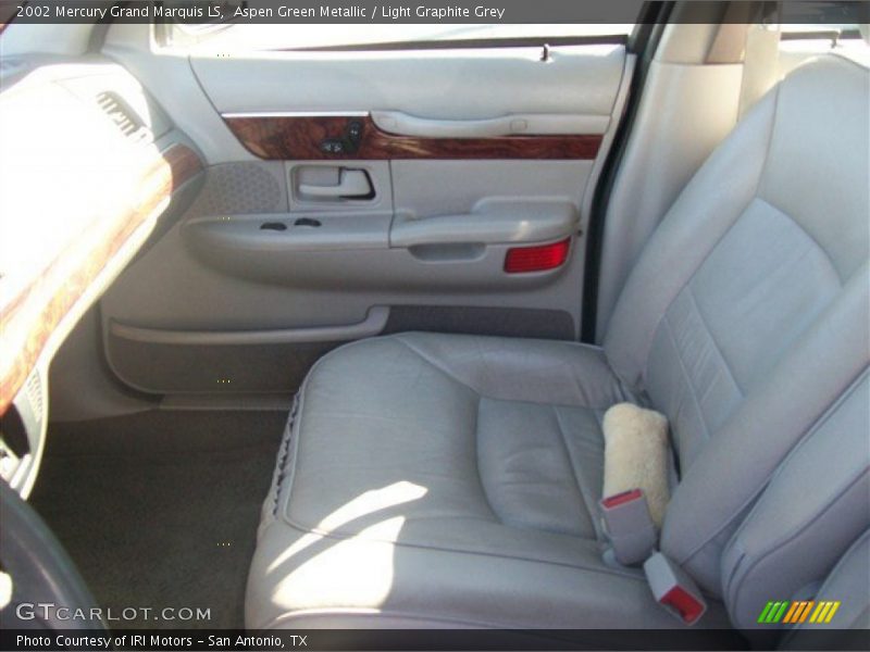 Aspen Green Metallic / Light Graphite Grey 2002 Mercury Grand Marquis LS
