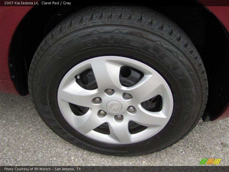 Claret Red / Gray 2007 Kia Sedona LX