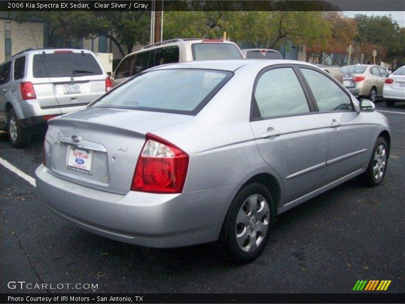 Clear Silver / Gray 2006 Kia Spectra EX Sedan
