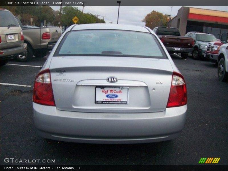 Clear Silver / Gray 2006 Kia Spectra EX Sedan