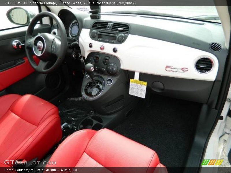 Dashboard of 2012 500 c cabrio Lounge