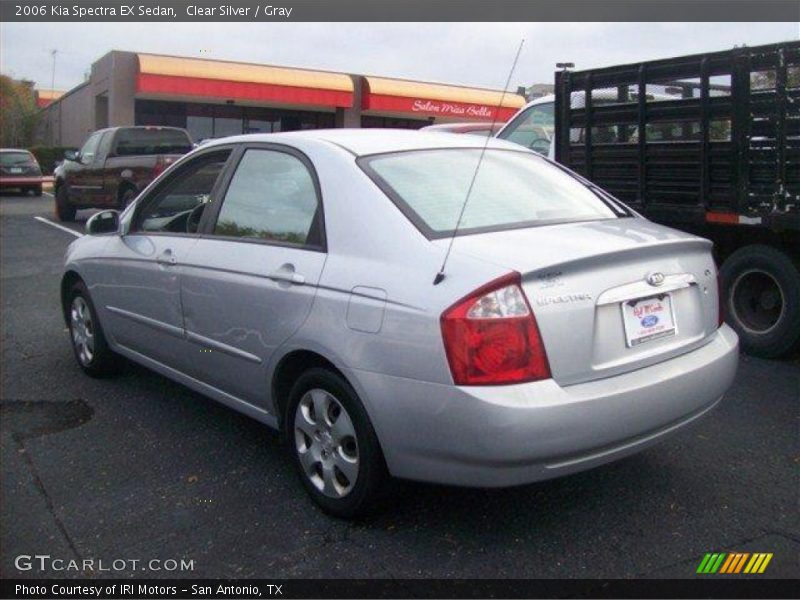 Clear Silver / Gray 2006 Kia Spectra EX Sedan