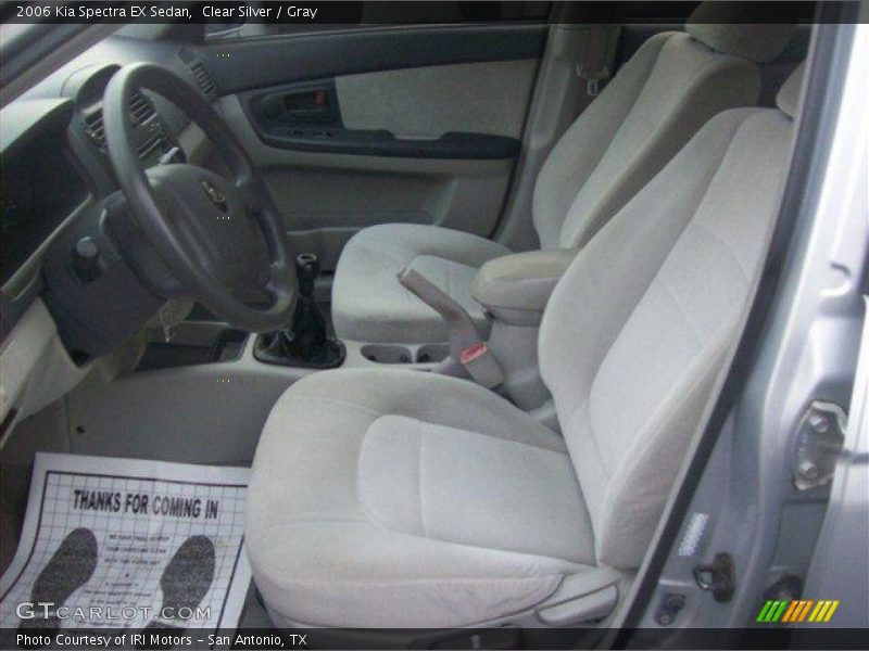Clear Silver / Gray 2006 Kia Spectra EX Sedan