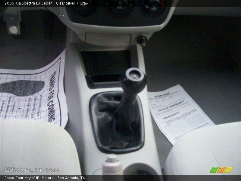 Clear Silver / Gray 2006 Kia Spectra EX Sedan