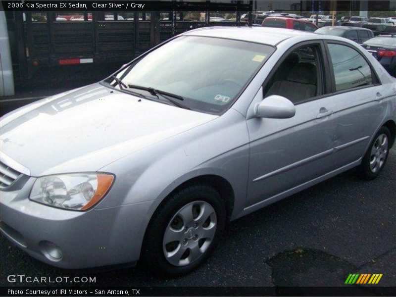 Clear Silver / Gray 2006 Kia Spectra EX Sedan