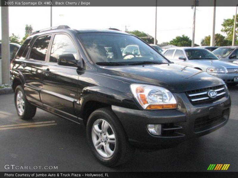 Black Cherry / Beige 2005 Kia Sportage EX 4WD