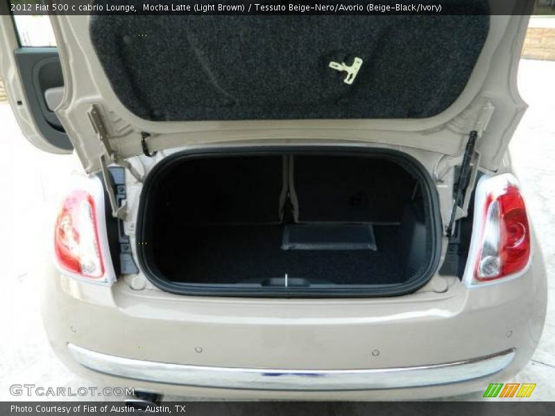  2012 500 c cabrio Lounge Trunk