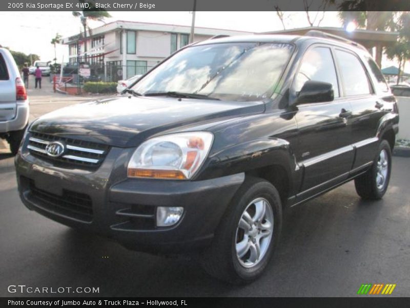 Black Cherry / Beige 2005 Kia Sportage EX 4WD