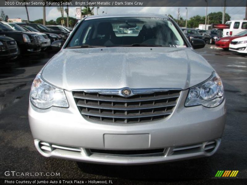 Bright Silver Metallic / Dark Slate Gray 2010 Chrysler Sebring Touring Sedan