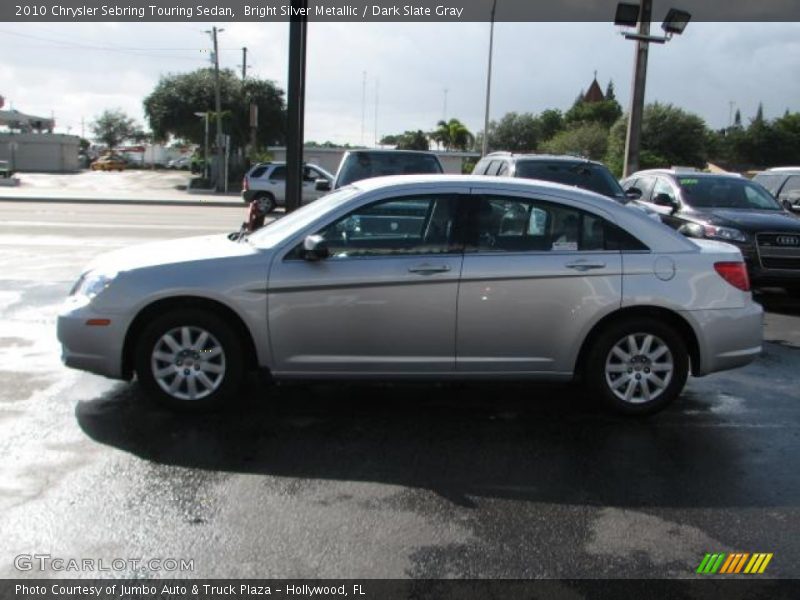 Bright Silver Metallic / Dark Slate Gray 2010 Chrysler Sebring Touring Sedan