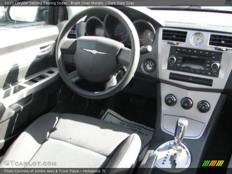 Bright Silver Metallic / Dark Slate Gray 2010 Chrysler Sebring Touring Sedan