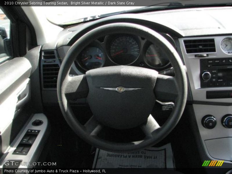 Bright Silver Metallic / Dark Slate Gray 2010 Chrysler Sebring Touring Sedan