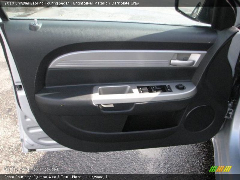 Bright Silver Metallic / Dark Slate Gray 2010 Chrysler Sebring Touring Sedan