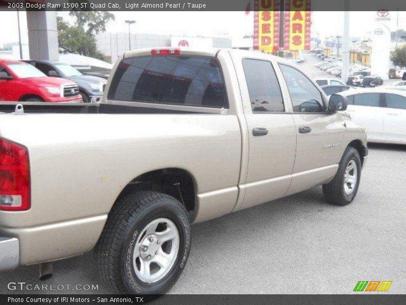 Light Almond Pearl / Taupe 2003 Dodge Ram 1500 ST Quad Cab