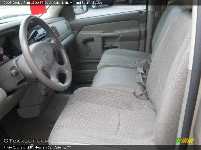  2003 Ram 1500 ST Quad Cab Taupe Interior
