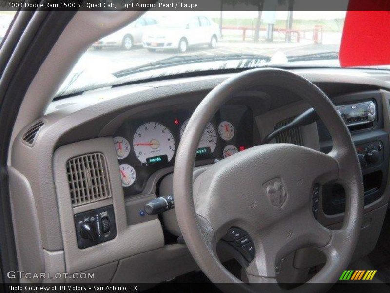 Light Almond Pearl / Taupe 2003 Dodge Ram 1500 ST Quad Cab