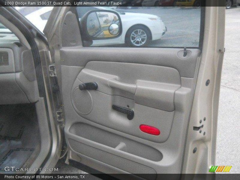 Light Almond Pearl / Taupe 2003 Dodge Ram 1500 ST Quad Cab