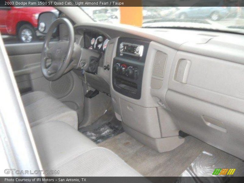 Light Almond Pearl / Taupe 2003 Dodge Ram 1500 ST Quad Cab