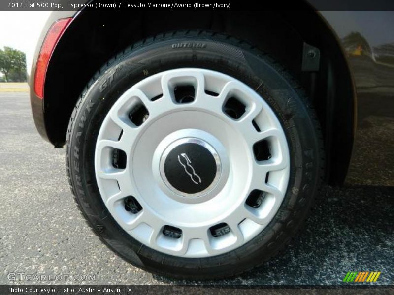 Espresso (Brown) / Tessuto Marrone/Avorio (Brown/Ivory) 2012 Fiat 500 Pop