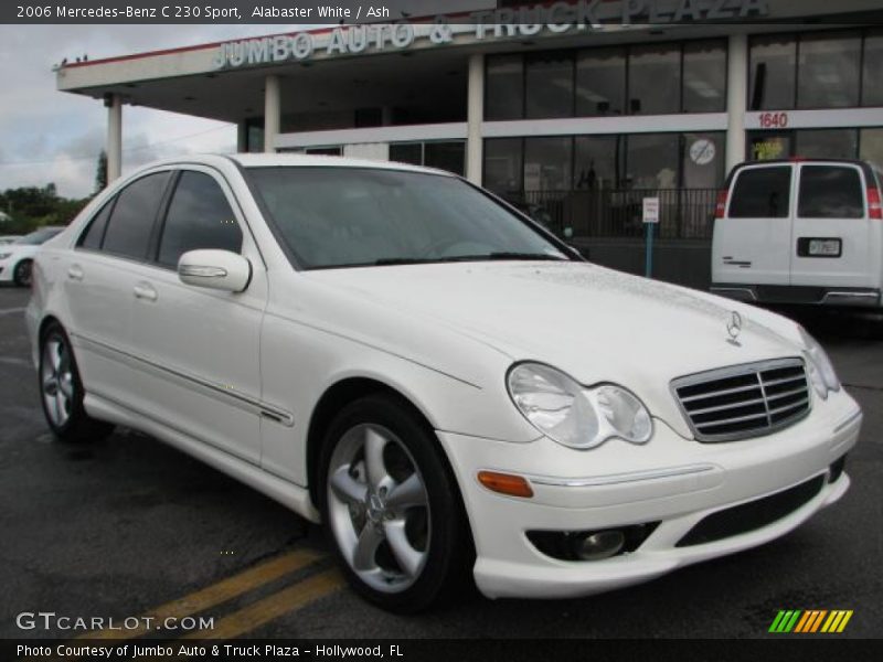 Alabaster White / Ash 2006 Mercedes-Benz C 230 Sport
