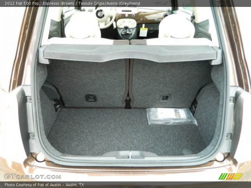 Espresso (Brown) / Tessuto Grigio/Avorio (Grey/Ivory) 2012 Fiat 500 Pop