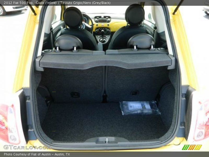 Giallo (Yellow) / Tessuto Grigio/Nero (Grey/Black) 2012 Fiat 500 Pop