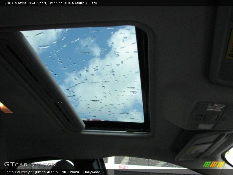 Winning Blue Metallic / Black 2004 Mazda RX-8 Sport