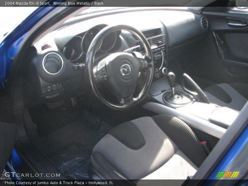 Winning Blue Metallic / Black 2004 Mazda RX-8 Sport