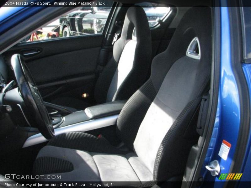 Winning Blue Metallic / Black 2004 Mazda RX-8 Sport