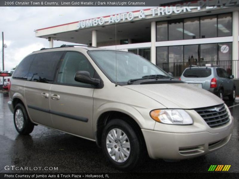 Linen Gold Metallic / Dark Khaki/Light Graystone 2006 Chrysler Town & Country