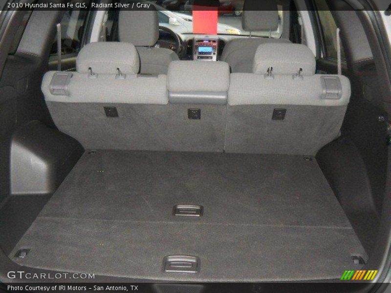 Radiant Silver / Gray 2010 Hyundai Santa Fe GLS