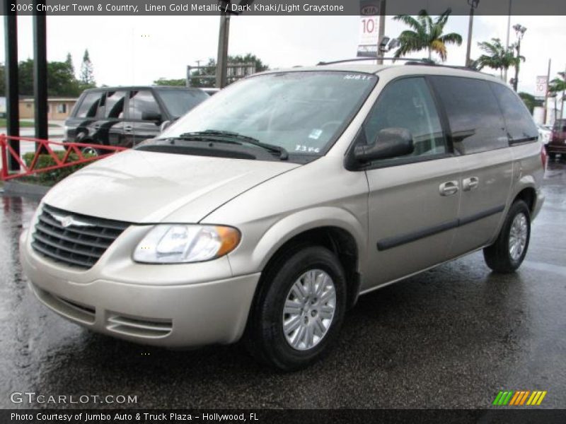 Linen Gold Metallic / Dark Khaki/Light Graystone 2006 Chrysler Town & Country