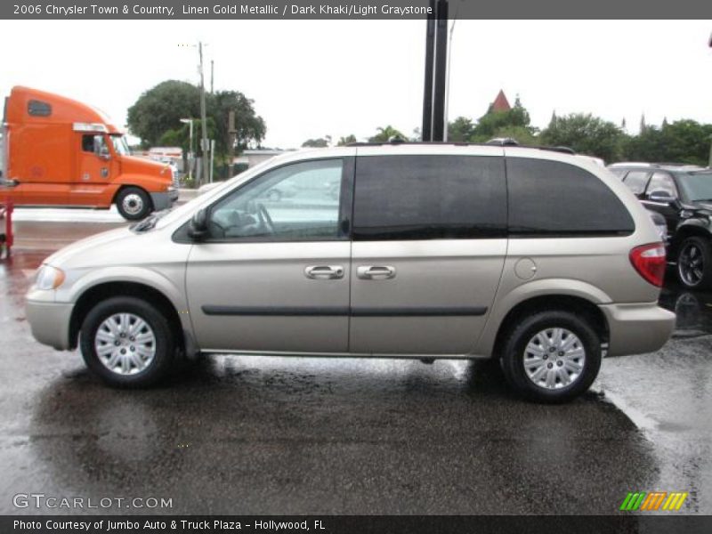 Linen Gold Metallic / Dark Khaki/Light Graystone 2006 Chrysler Town & Country