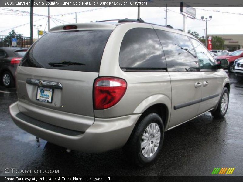 Linen Gold Metallic / Dark Khaki/Light Graystone 2006 Chrysler Town & Country
