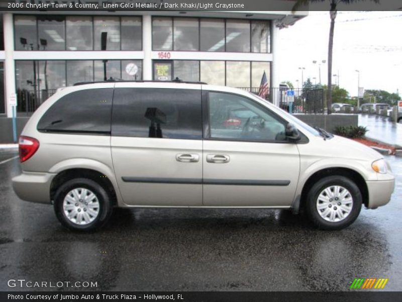 Linen Gold Metallic / Dark Khaki/Light Graystone 2006 Chrysler Town & Country