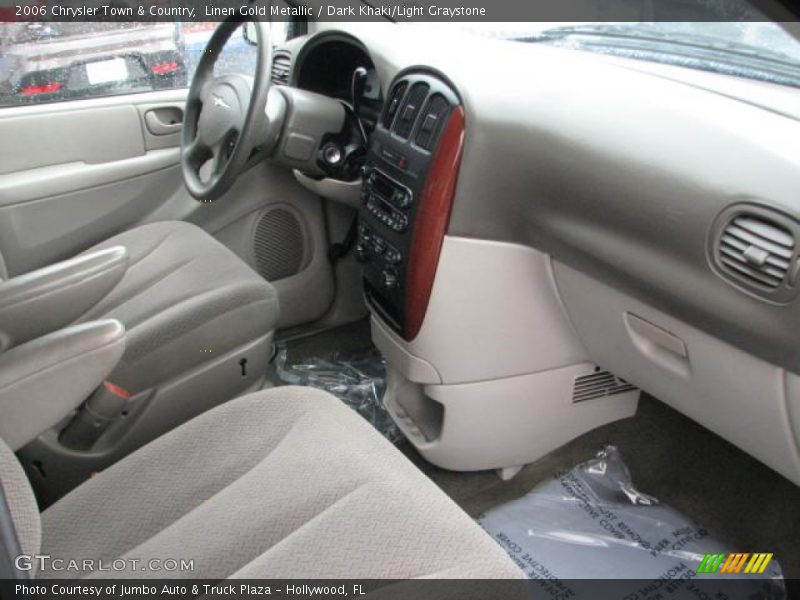 Linen Gold Metallic / Dark Khaki/Light Graystone 2006 Chrysler Town & Country