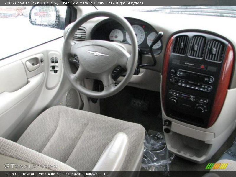 Linen Gold Metallic / Dark Khaki/Light Graystone 2006 Chrysler Town & Country