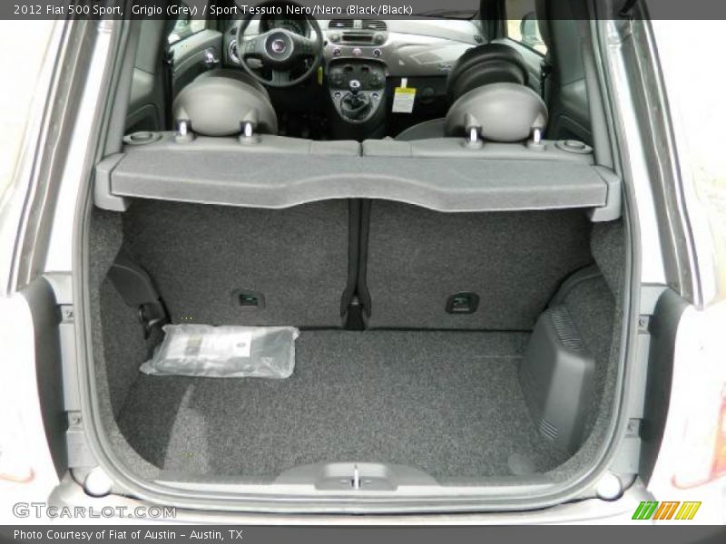 Grigio (Grey) / Sport Tessuto Nero/Nero (Black/Black) 2012 Fiat 500 Sport