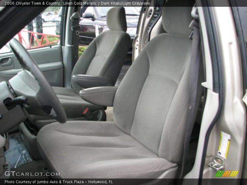 Linen Gold Metallic / Dark Khaki/Light Graystone 2006 Chrysler Town & Country