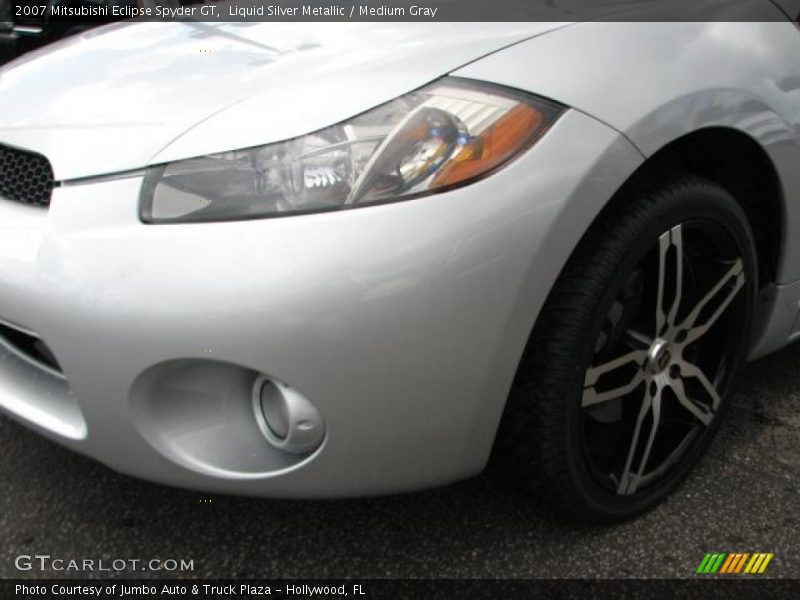 Liquid Silver Metallic / Medium Gray 2007 Mitsubishi Eclipse Spyder GT