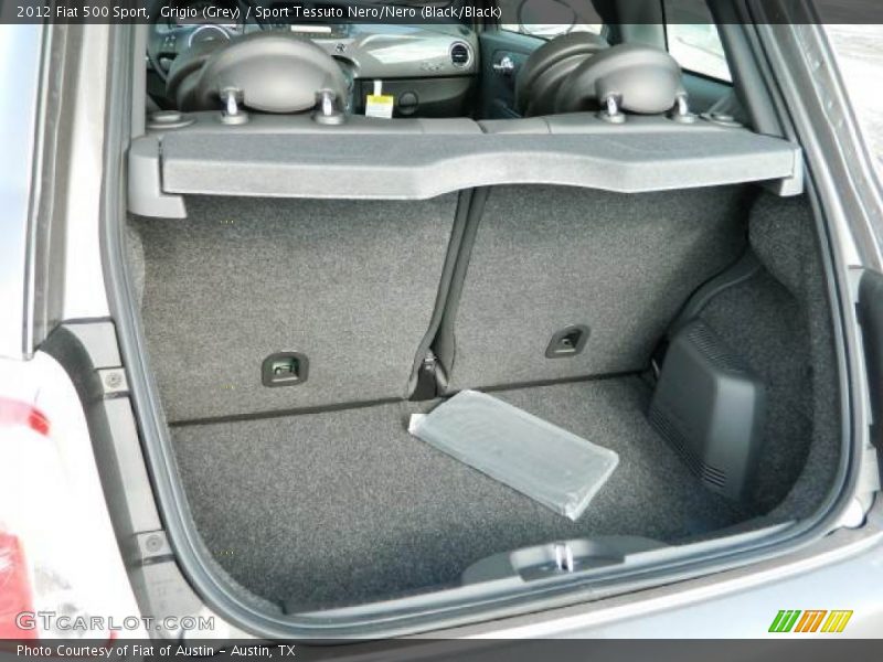 Grigio (Grey) / Sport Tessuto Nero/Nero (Black/Black) 2012 Fiat 500 Sport