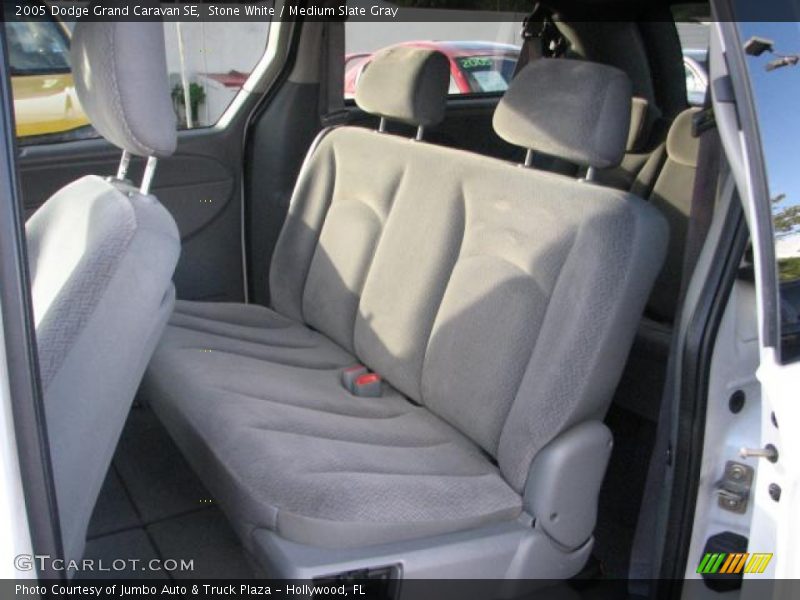Stone White / Medium Slate Gray 2005 Dodge Grand Caravan SE