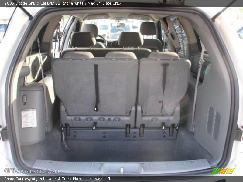 Stone White / Medium Slate Gray 2005 Dodge Grand Caravan SE