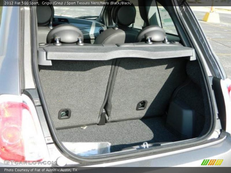 Grigio (Grey) / Sport Tessuto Nero/Nero (Black/Black) 2012 Fiat 500 Sport
