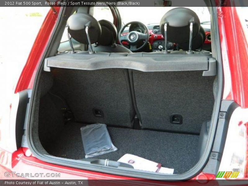 Rosso (Red) / Sport Tessuto Nero/Nero (Black/Black) 2012 Fiat 500 Sport