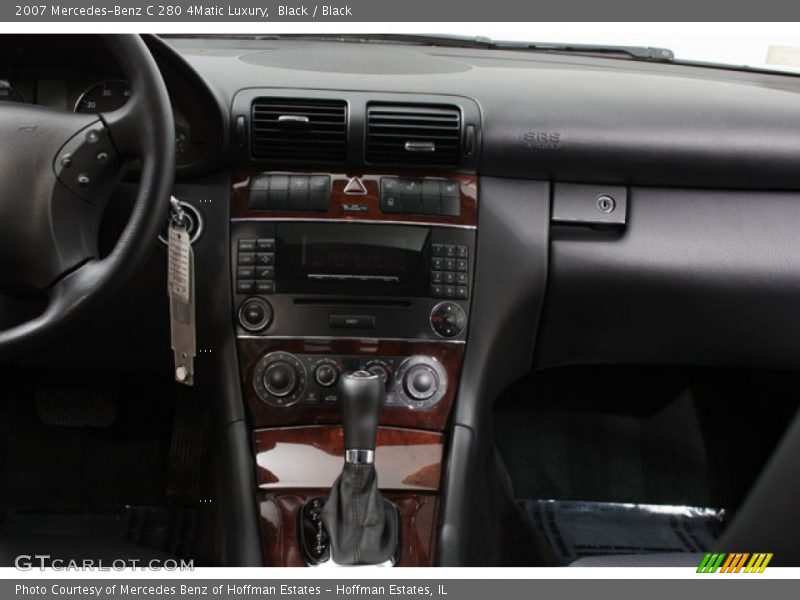 Black / Black 2007 Mercedes-Benz C 280 4Matic Luxury
