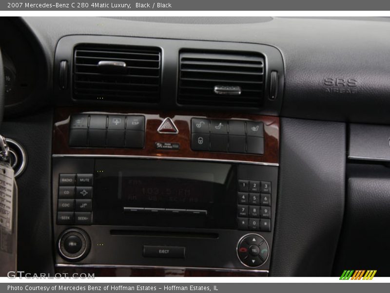 Black / Black 2007 Mercedes-Benz C 280 4Matic Luxury