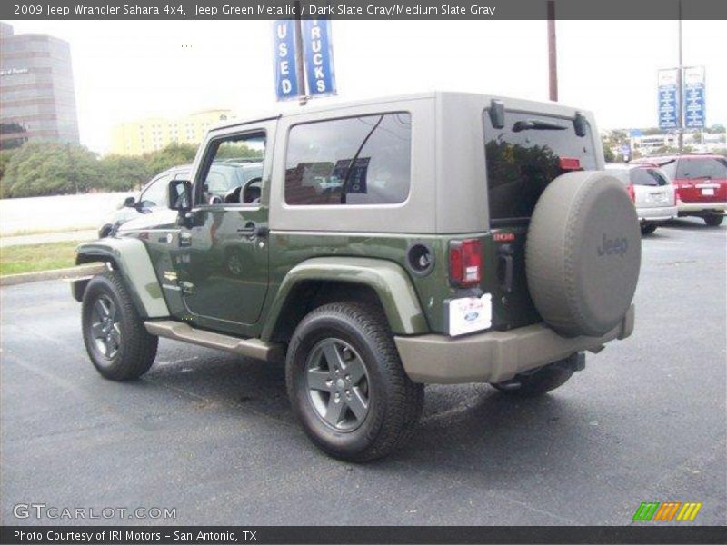 Jeep Green Metallic / Dark Slate Gray/Medium Slate Gray 2009 Jeep Wrangler Sahara 4x4