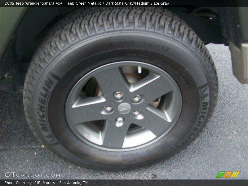 Jeep Green Metallic / Dark Slate Gray/Medium Slate Gray 2009 Jeep Wrangler Sahara 4x4