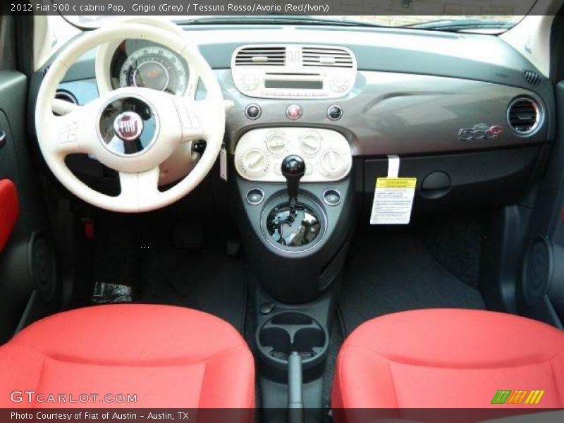 Dashboard of 2012 500 c cabrio Pop